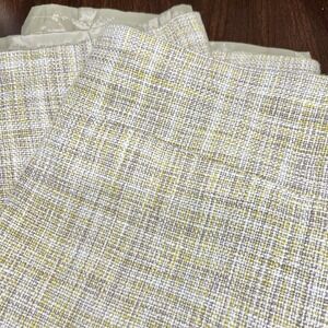 The Limited Collection Tweed Pencil Skirt Tan Yellow White Lined Women Sz 12 Y2K